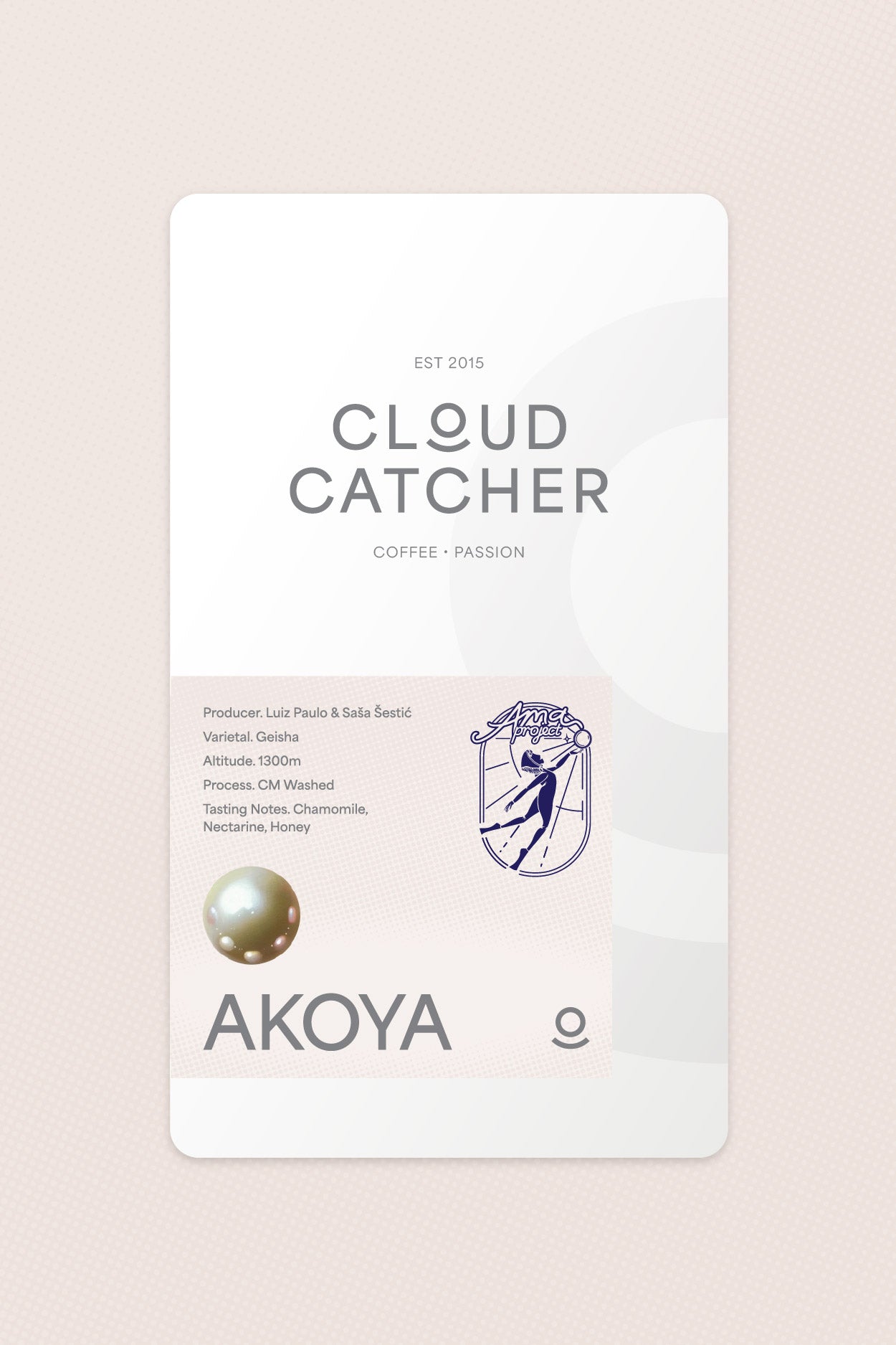 Brazil Ama Geisha Akoya - CM Washed - Cloud Catcher Roastery