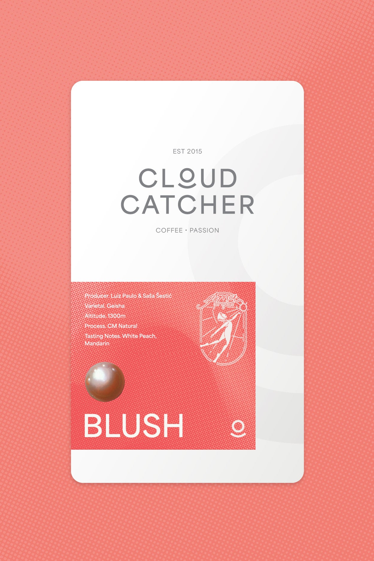 Brazil Ama Geisha Blush - CM Washed - Cloud Catcher Roastery