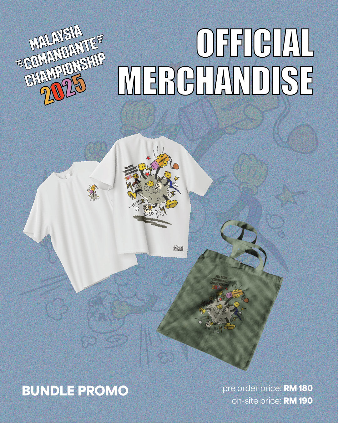Malaysia Comandante Championship '25 Merch Bundle (Pre-Order) - Cloud Catcher Roastery