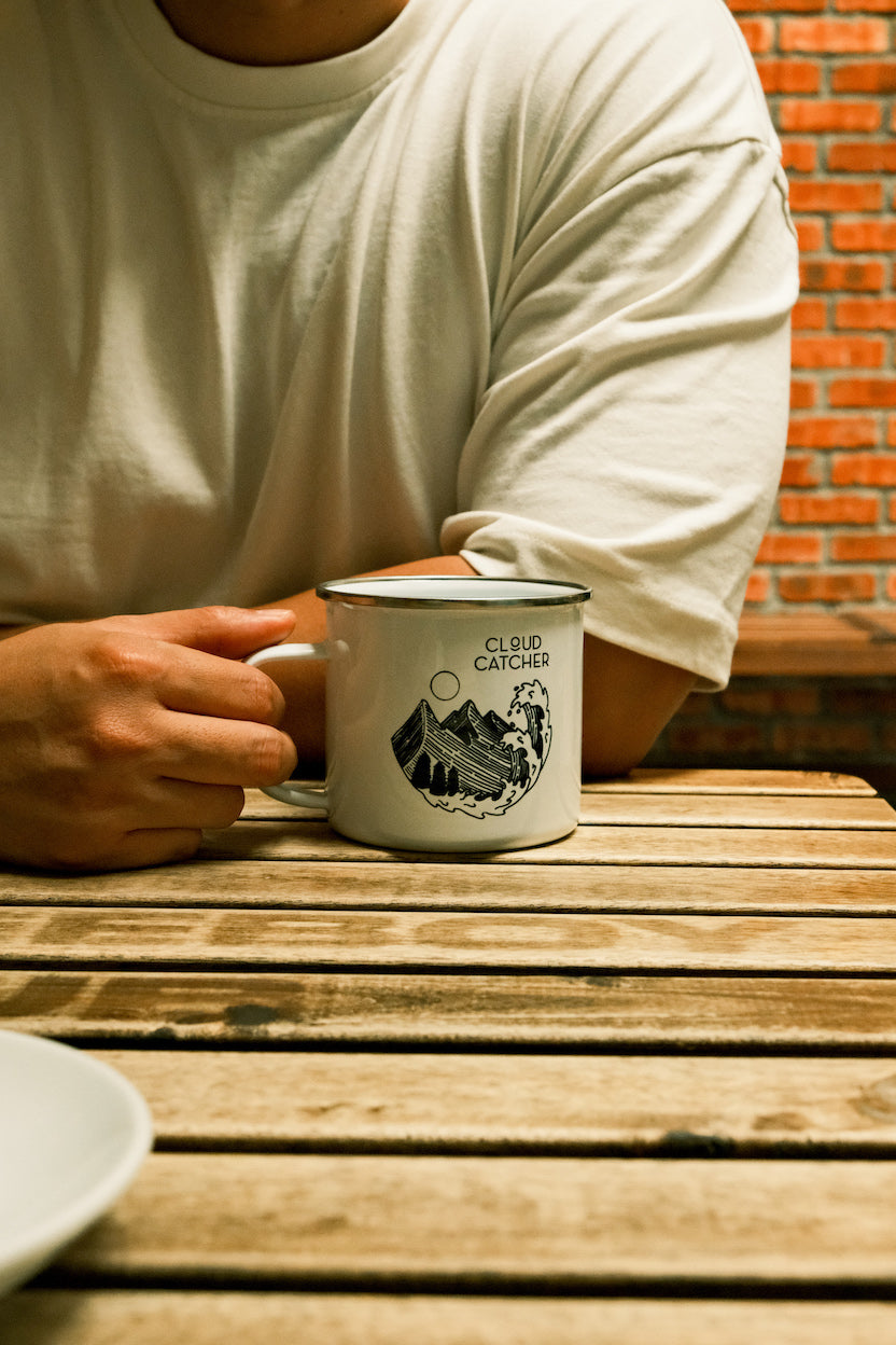 Cloud Catcher Enamel Mug