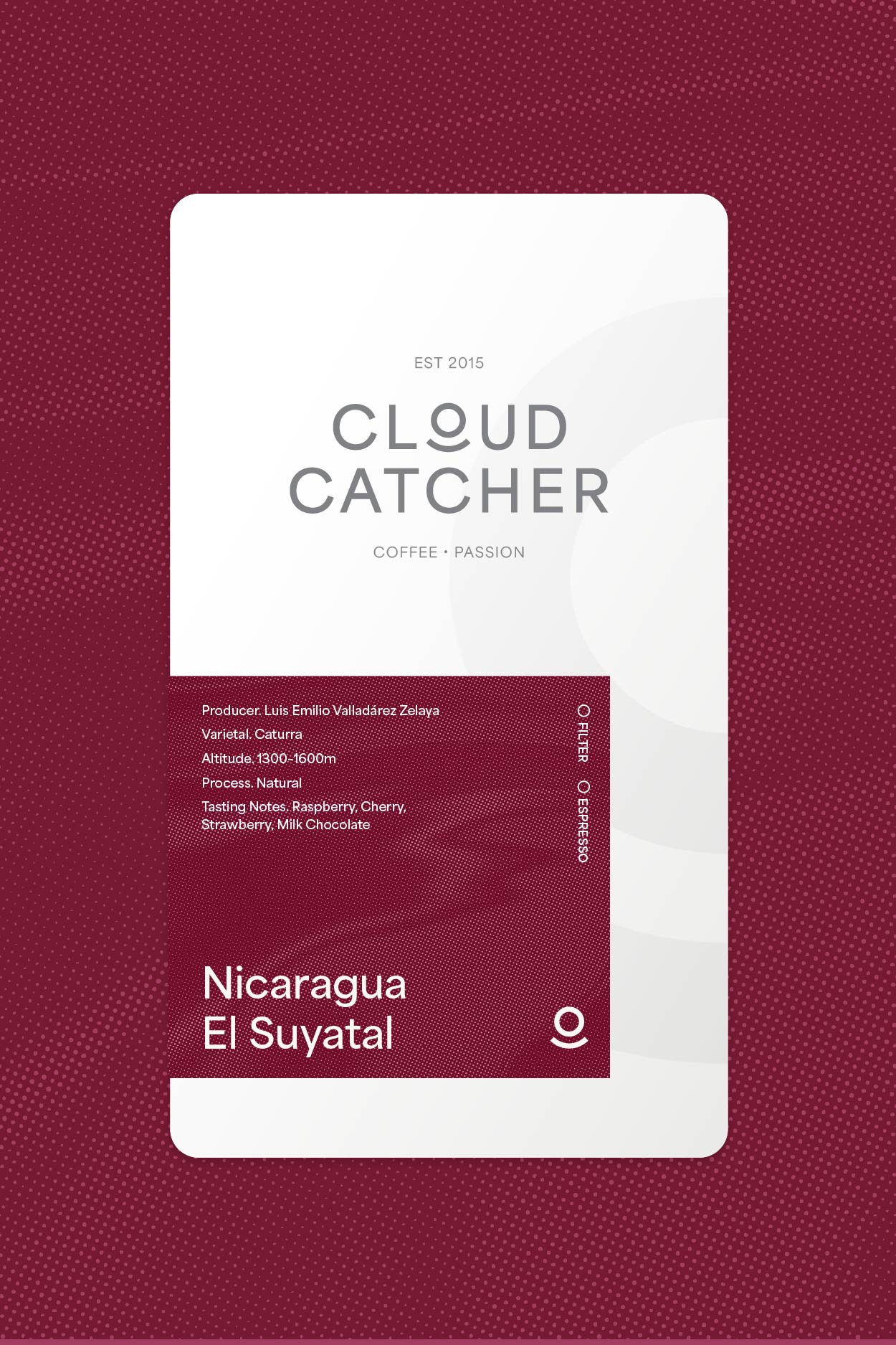 Nicaragua El Suyatal - Natural - Cloud Catcher Roastery