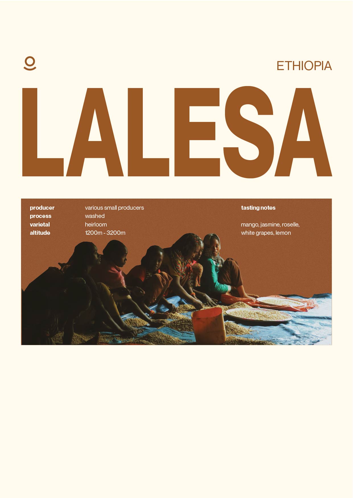 Ethiopia Yirgacheffe Lalesa G1 (Green Beans) - Cloud Catcher Roastery