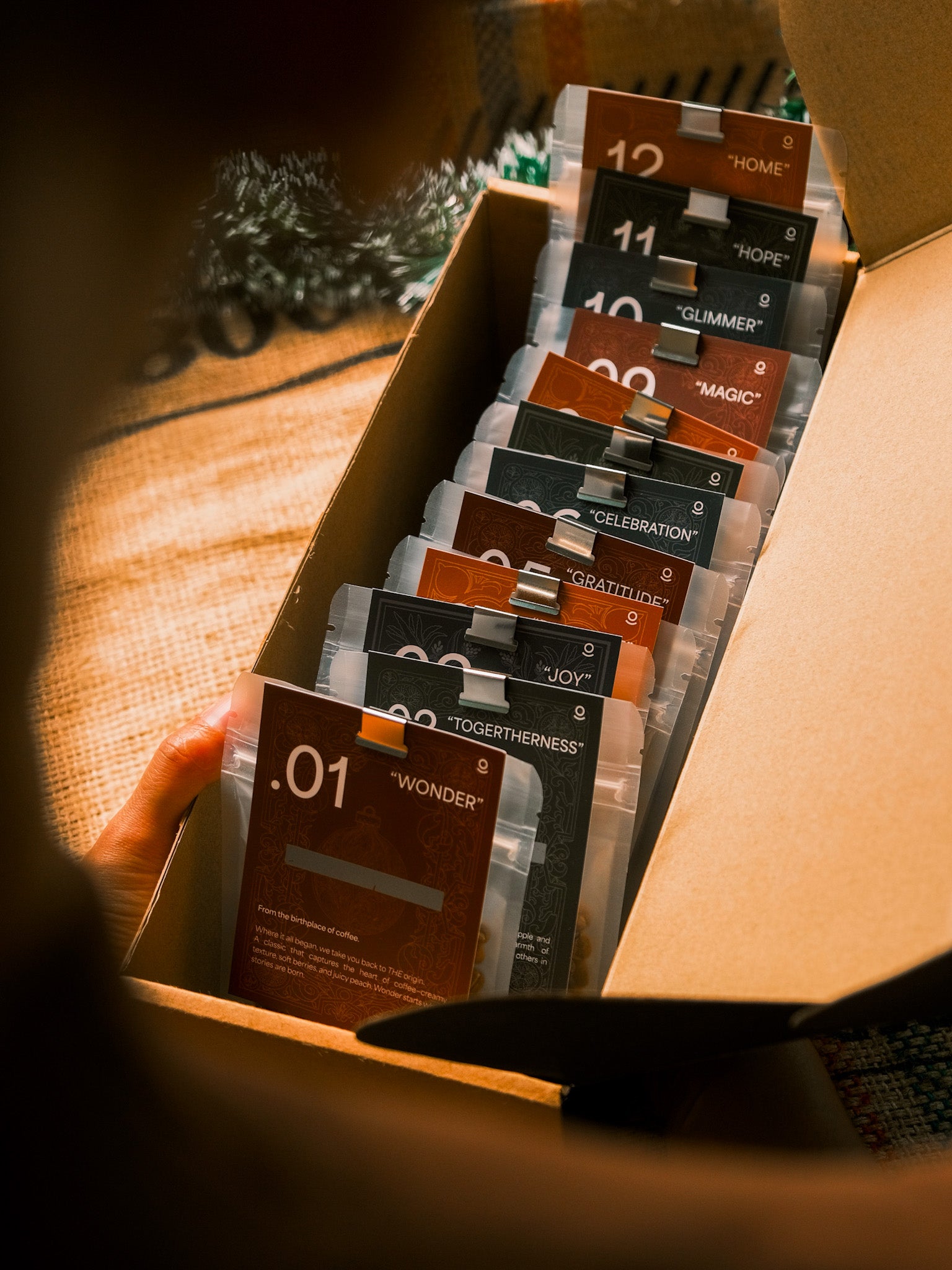 Christmas Coffee Advent: 12 Days, 12 Origins (wholebeans)