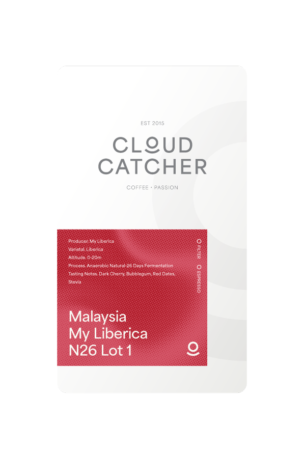 Malaysia My Liberica N26 Lot 1 - Anaerobic Natural - Cloud Catcher Roastery