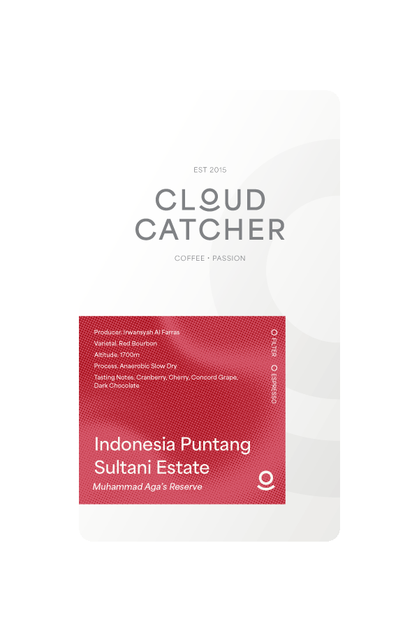 Indonesia Puntang Sultani Estate - Anaerobic Slow Dry - Cloud Catcher Roastery