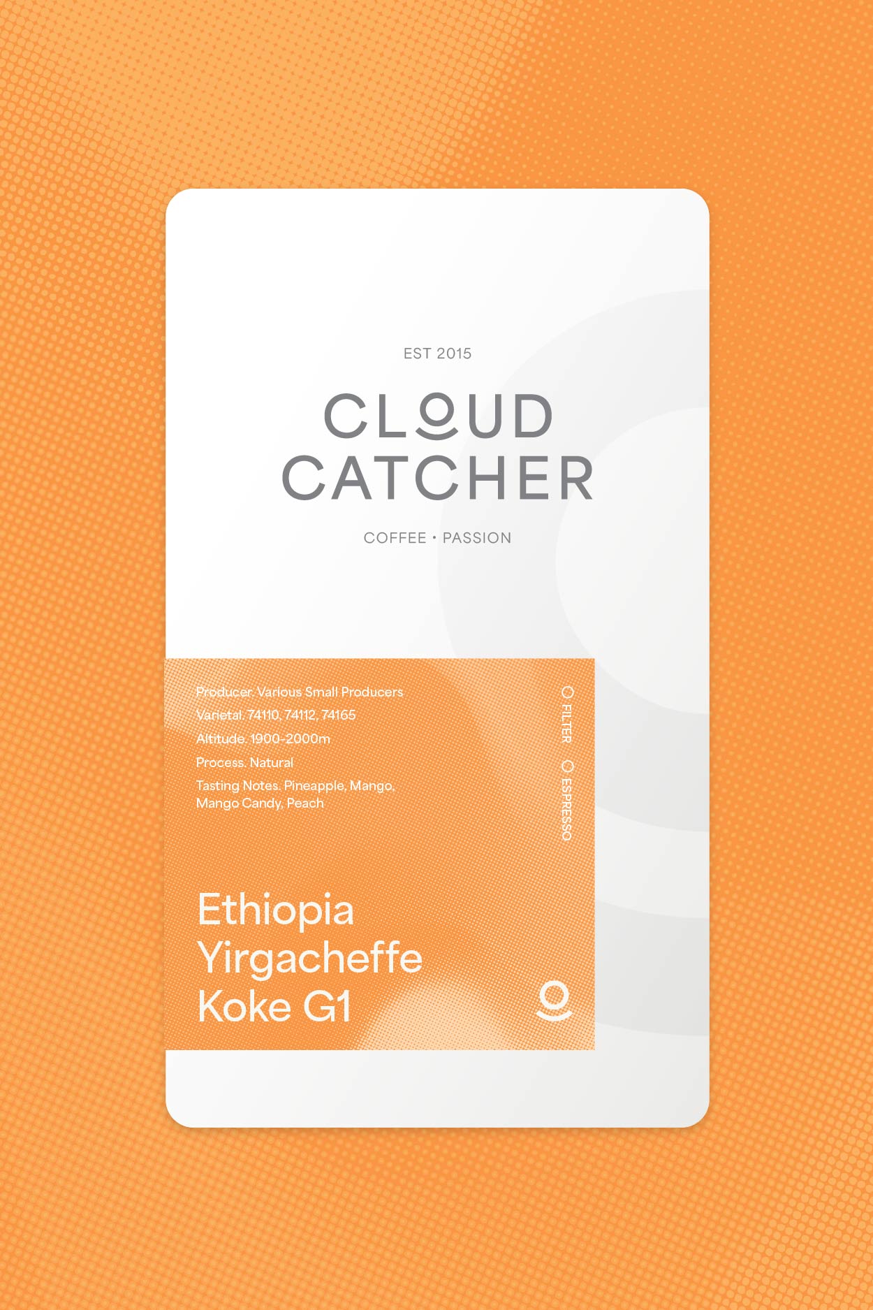 Ethiopia Koke G1 - Natural - Cloud Catcher Roastery