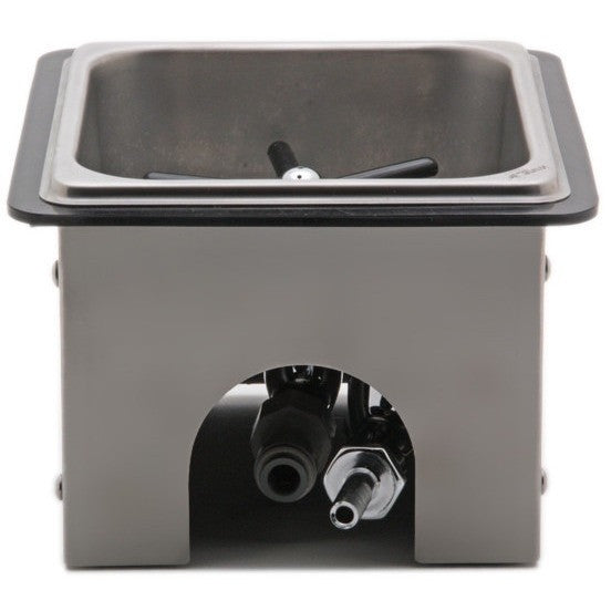 Krome Pitcher Rinser Counter Top - 6" x 5.5" x 2.5" - Cloud Catcher Coffee Roastery