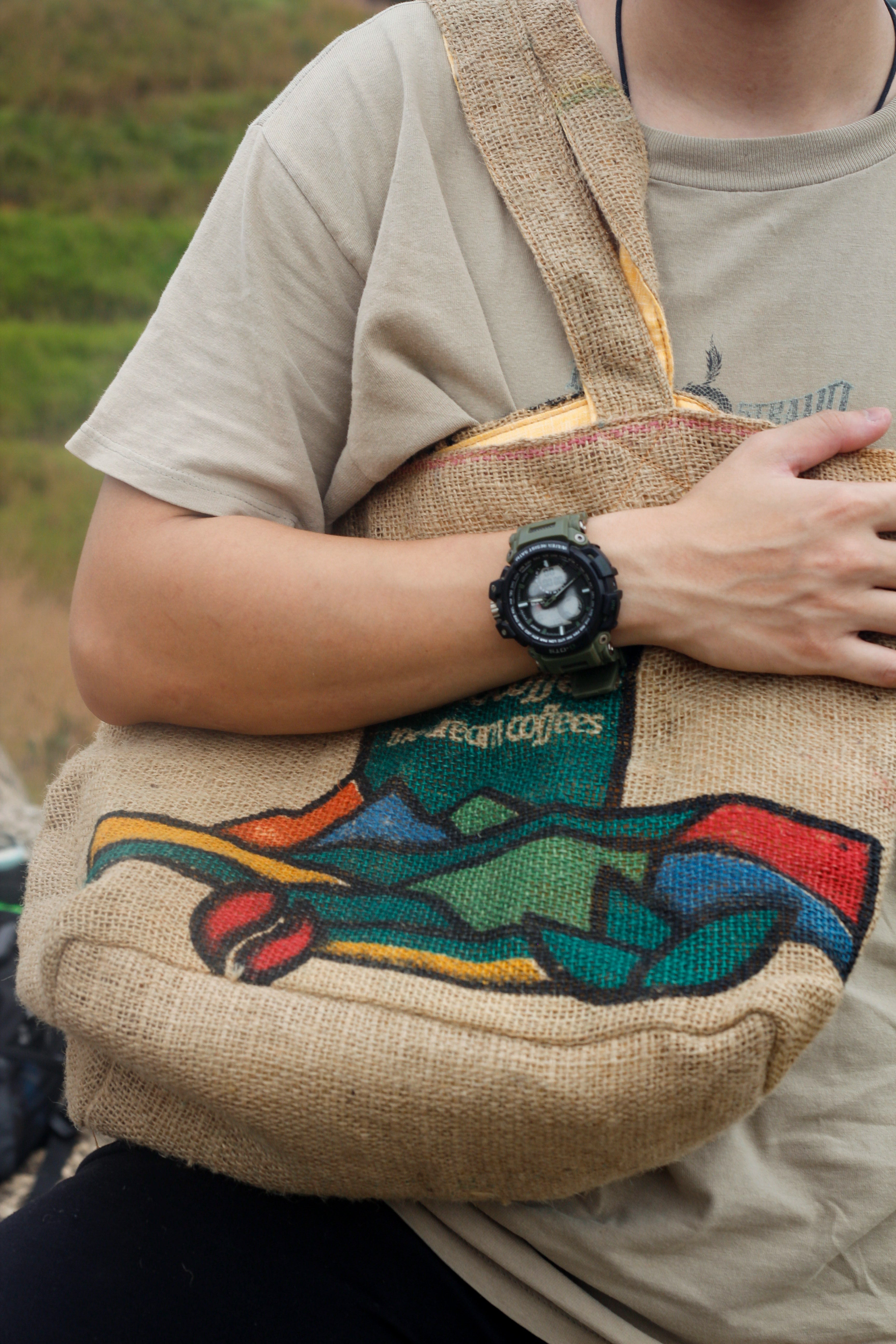 A Piece of Origin: Upcycled Tote Bags - Cloud Catcher Roastery