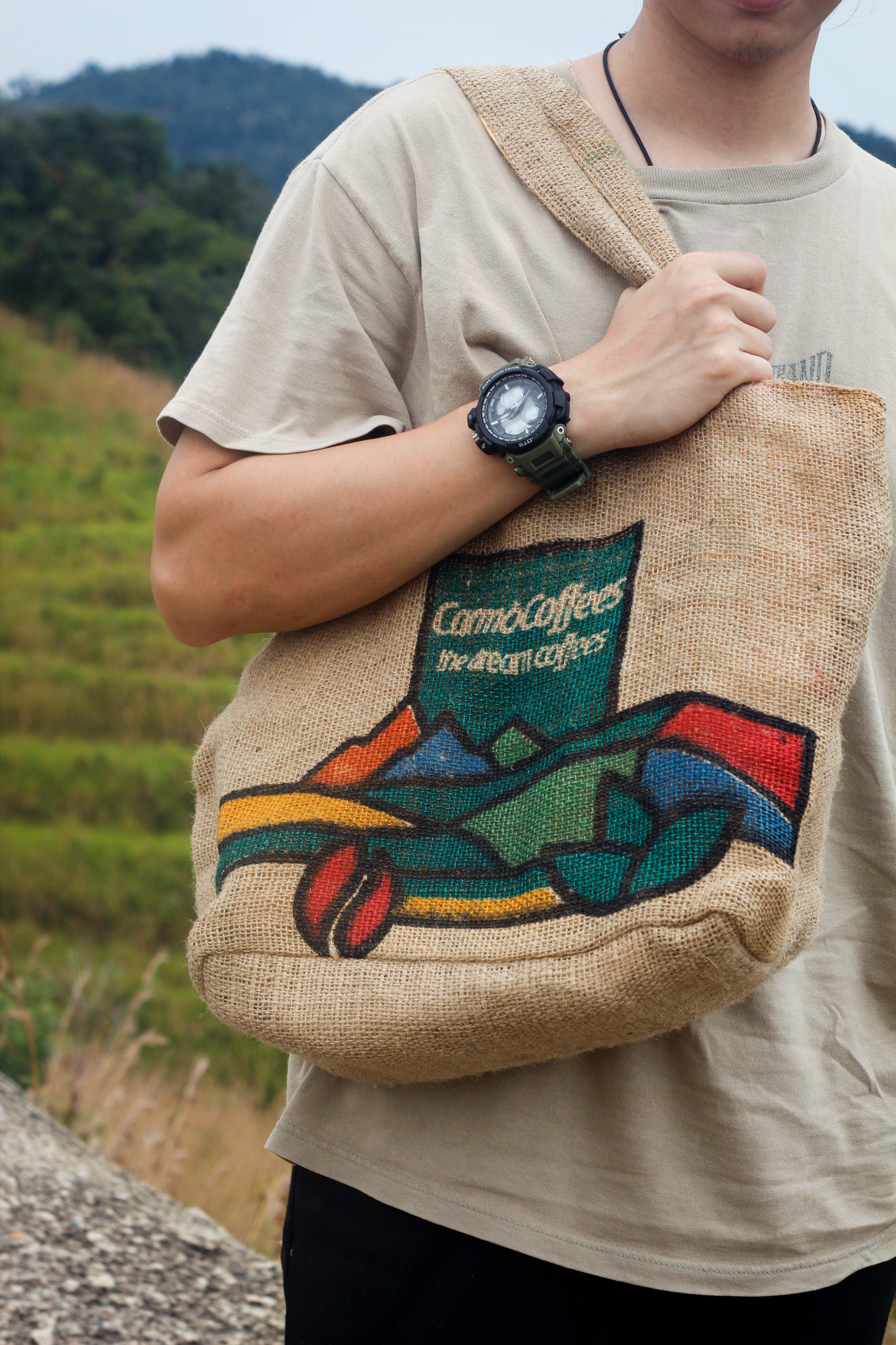 A Piece of Origin: Upcycled Tote Bags - Cloud Catcher Roastery