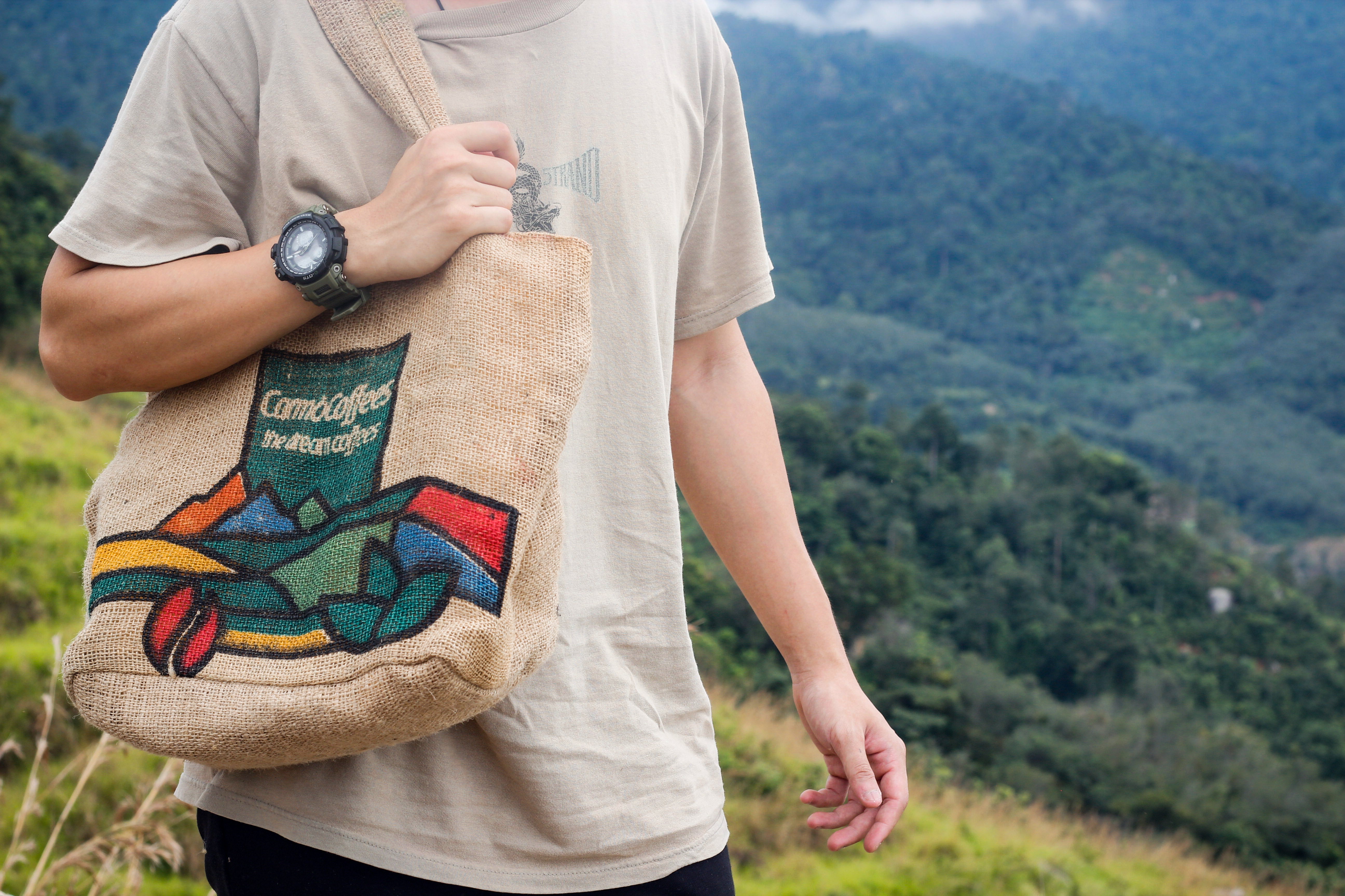 A Piece of Origin: Upcycled Tote Bags - Cloud Catcher Roastery