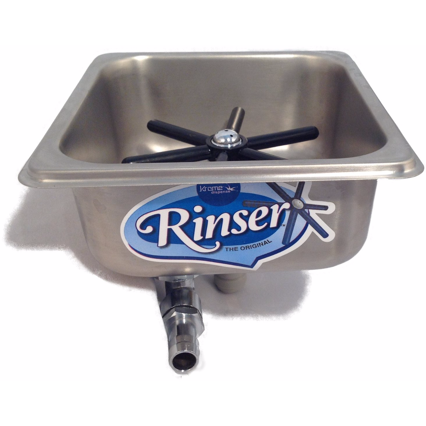 Krome Pitcher Rinser - 6” x 5.5” x 2.5” - Cloud Catcher Coffee Roastery