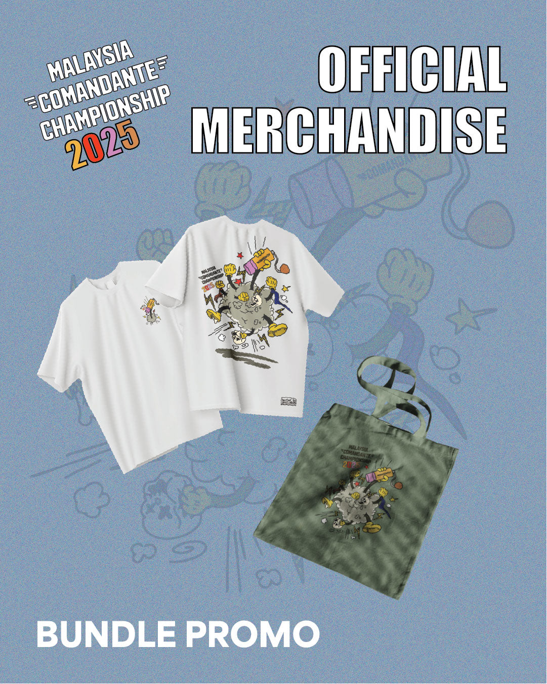 Malaysia Comandante Championship '25 Merch Bundle - Cloud Catcher Roastery