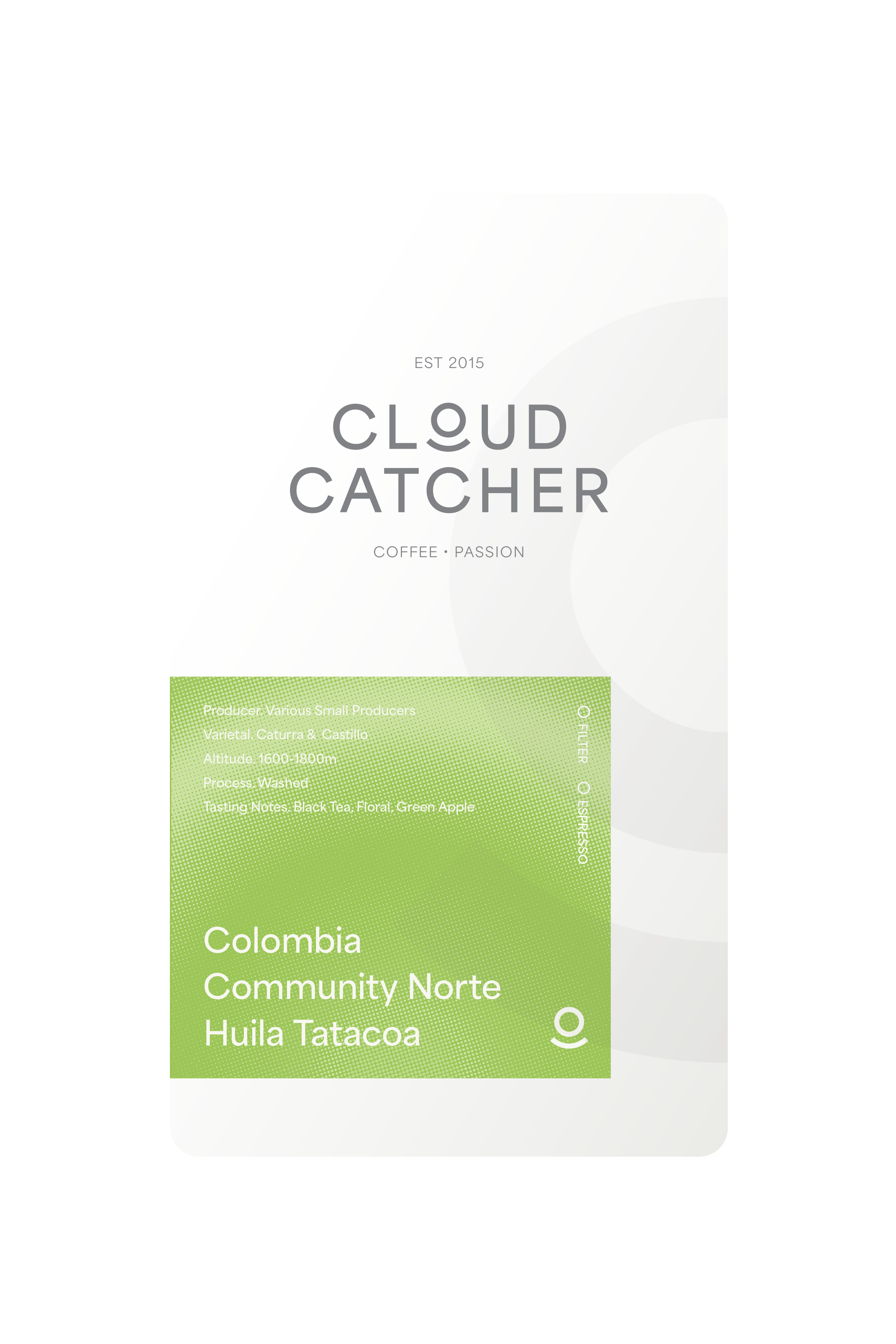 Cloud Catcher Colombia Community Norte Huila Tatacoa – specialty coffee beans Malaysia