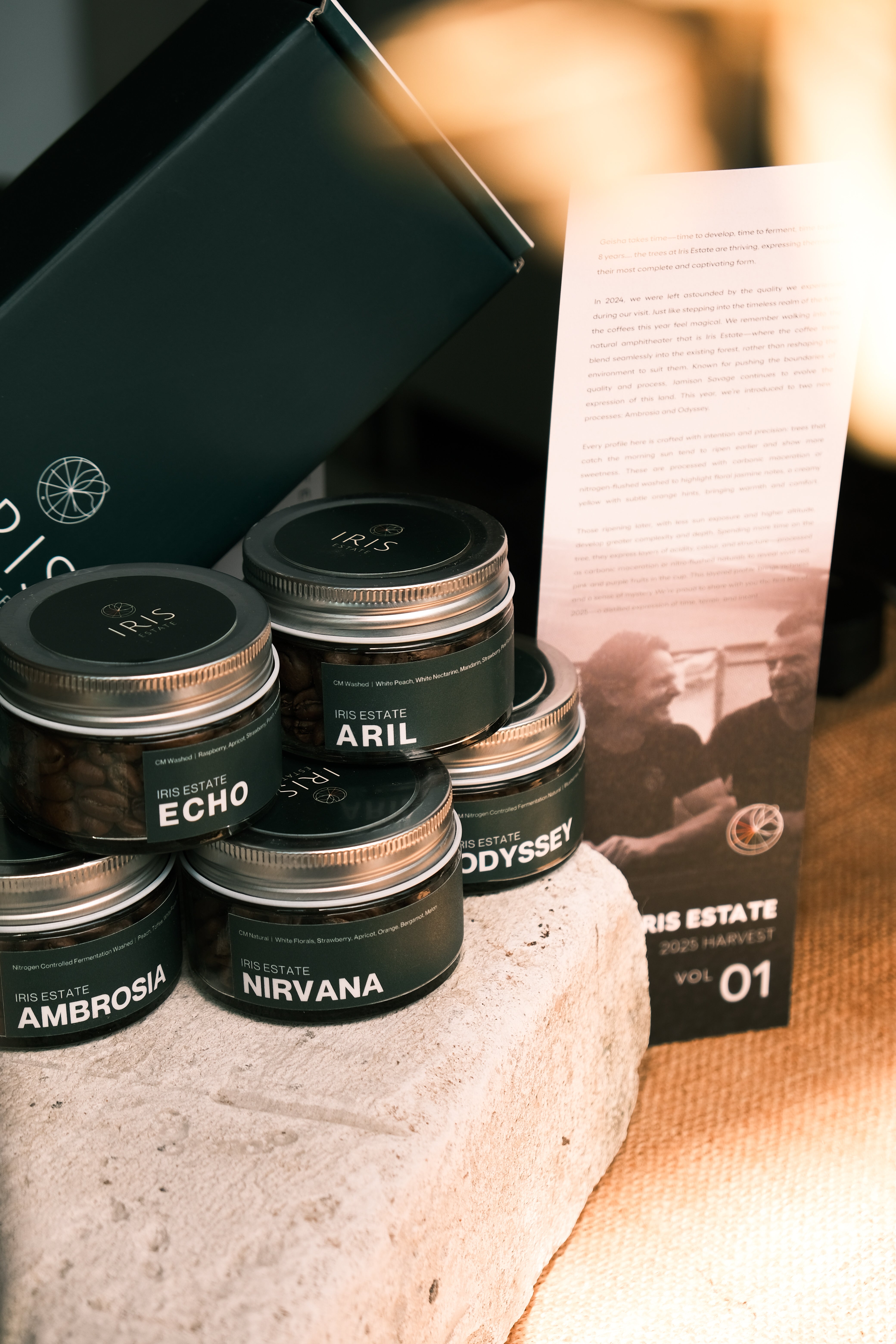 Iris Estate 2025 | Vol. 01 | Tasting Set [5 x 30g]