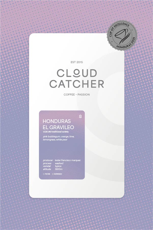Honduras El Gravileo - Washed - Cloud Catcher Roastery