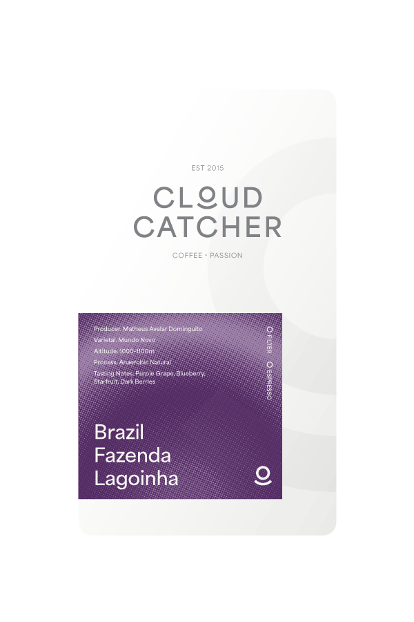 Cloud Catcher Roastery Brazil Fazenda Lagoinha - Anaerobic Natural – specialty coffee beans Malaysia