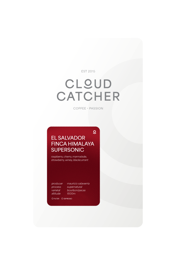 Cloud Catcher Roastery El Salvador Finca Himalaya Supersonic - Supernatural – specialty coffee beans Malaysia