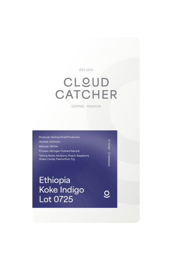 Ethiopia Koke Indigo Lot 0725 - Nitrogen Flushed Natural