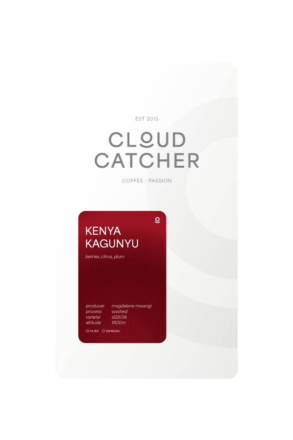 Cloud Catcher Roastery Kenya Kagunyu - Washed – specialty coffee beans Malaysia
