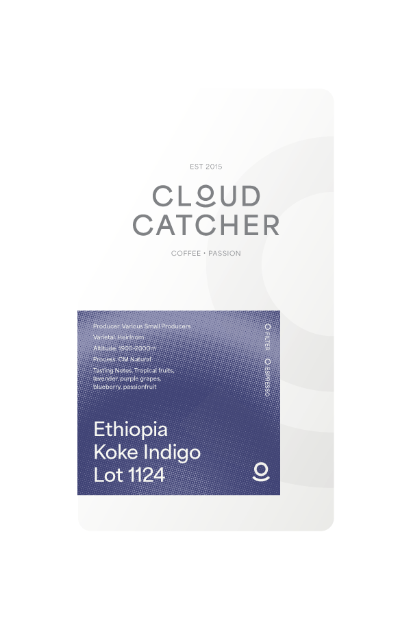 Cloud Catcher Roastery Ethiopia Koke Indigo Lot 1124 - CM Natural – specialty coffee beans Malaysia