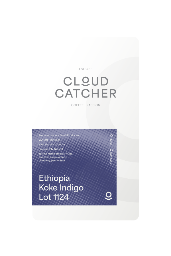 Ethiopia Koke Indigo Lot 1124 - CM Natural