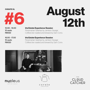 Experience Session at Curate Coffee Roasters. Saturday 12 Aug - Cloud Catcher Roastery