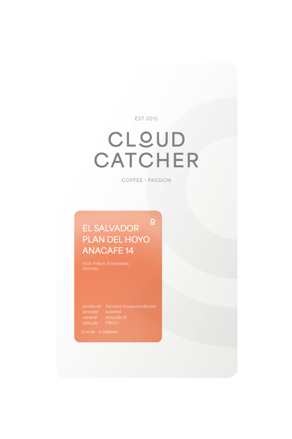 Cloud Catcher Roastery El Salvador Plan del Hoyo Anacafe - Washed – specialty coffee beans Malaysia