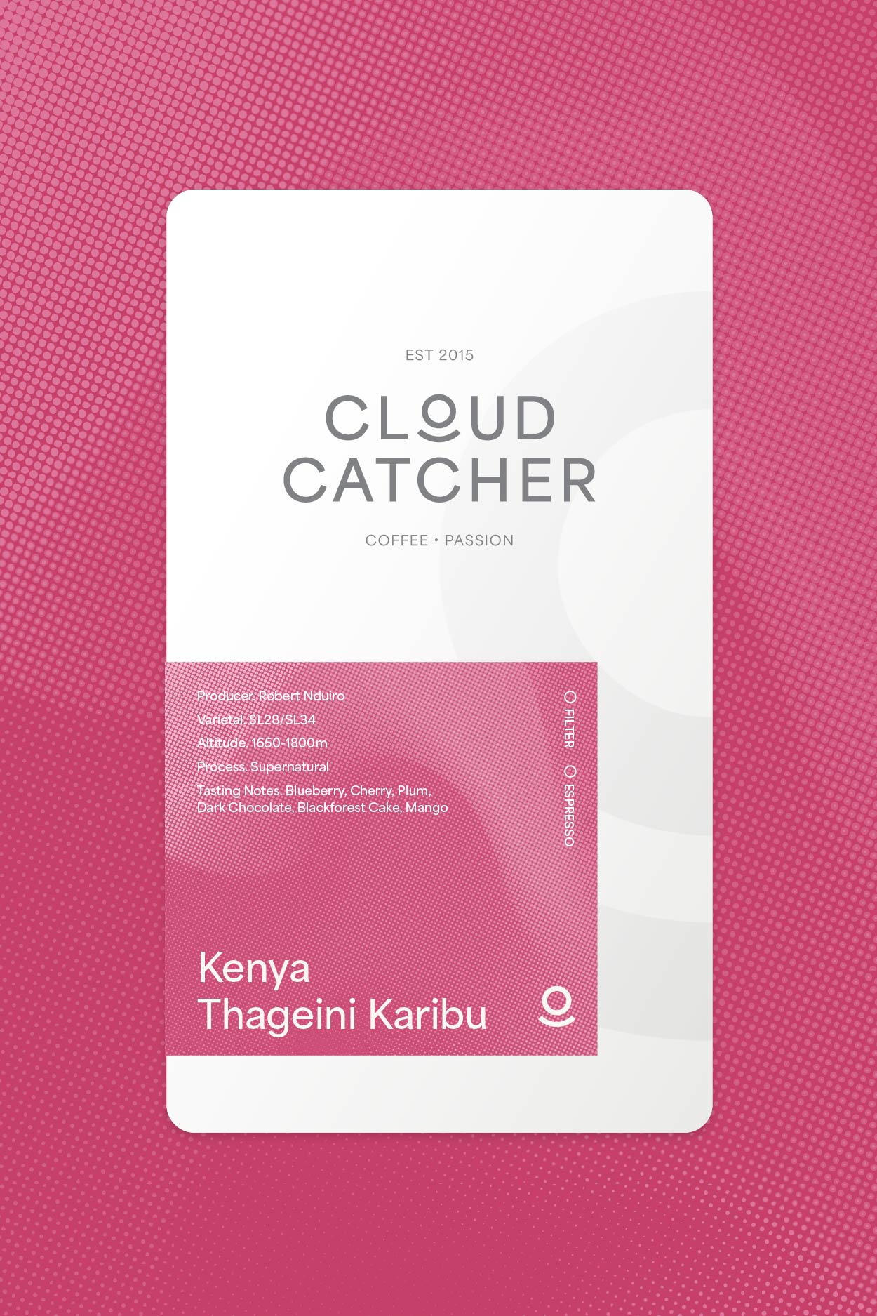 Kenya Thageini Karibu - Supernatural - Cloud Catcher Roastery