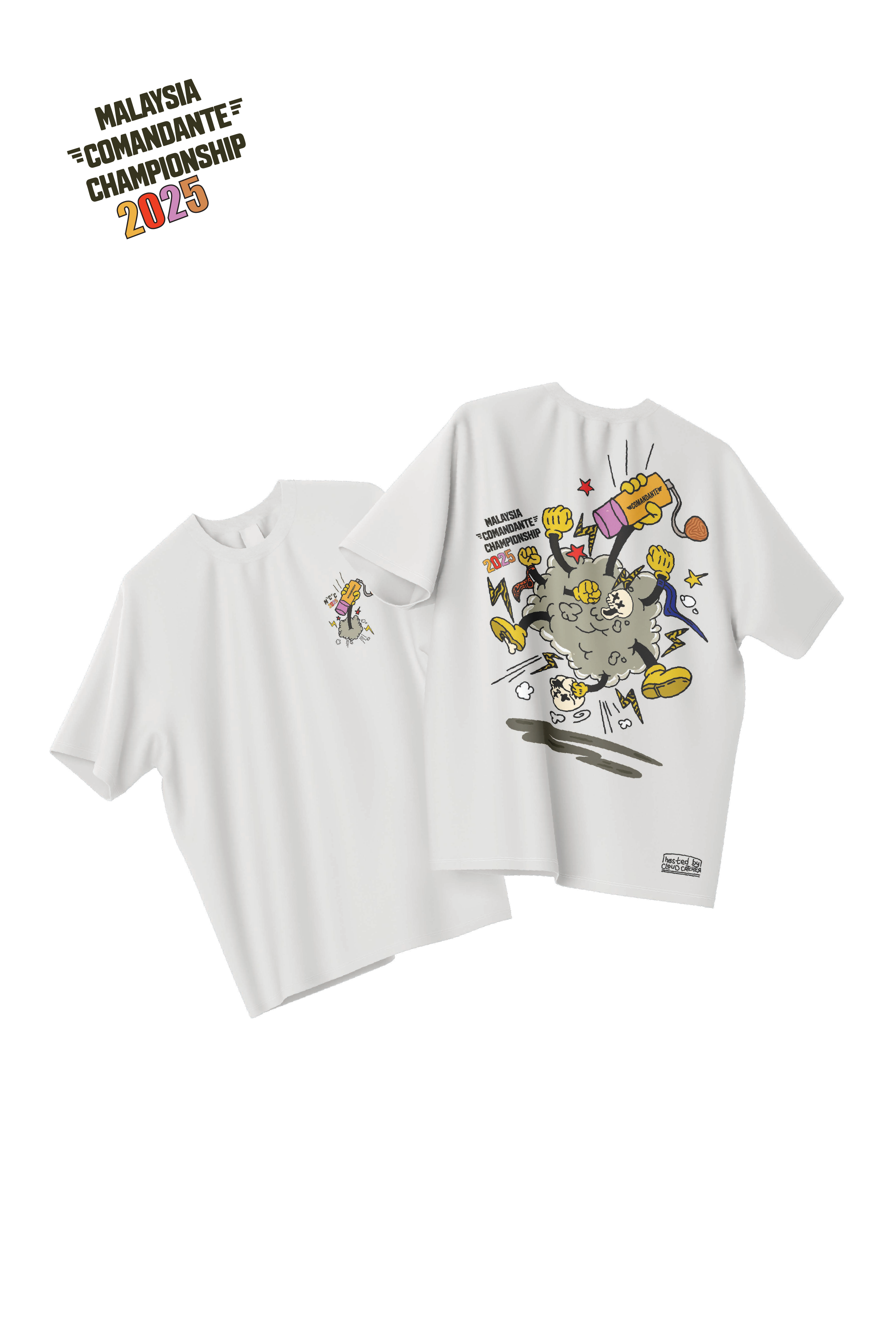 Tee Shirt: Malaysia Comandante Championship '25 (Pre-Order) - Cloud Catcher Roastery