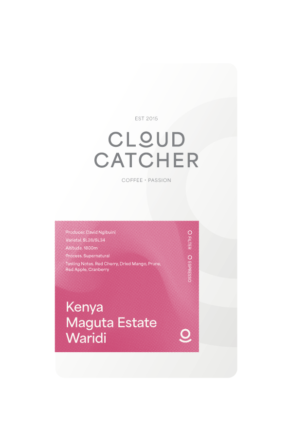 Cloud Catcher Roastery Kenya Maguta Estate Waridi - Supernatural – specialty coffee beans Malaysia