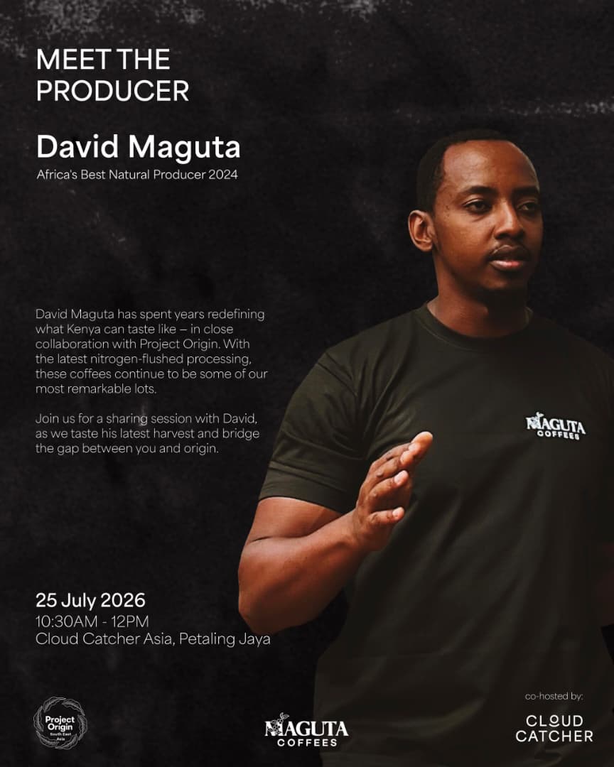 Cupping Session with David Maguta | 25 July 2026 @ Cloud Catcher Roastery