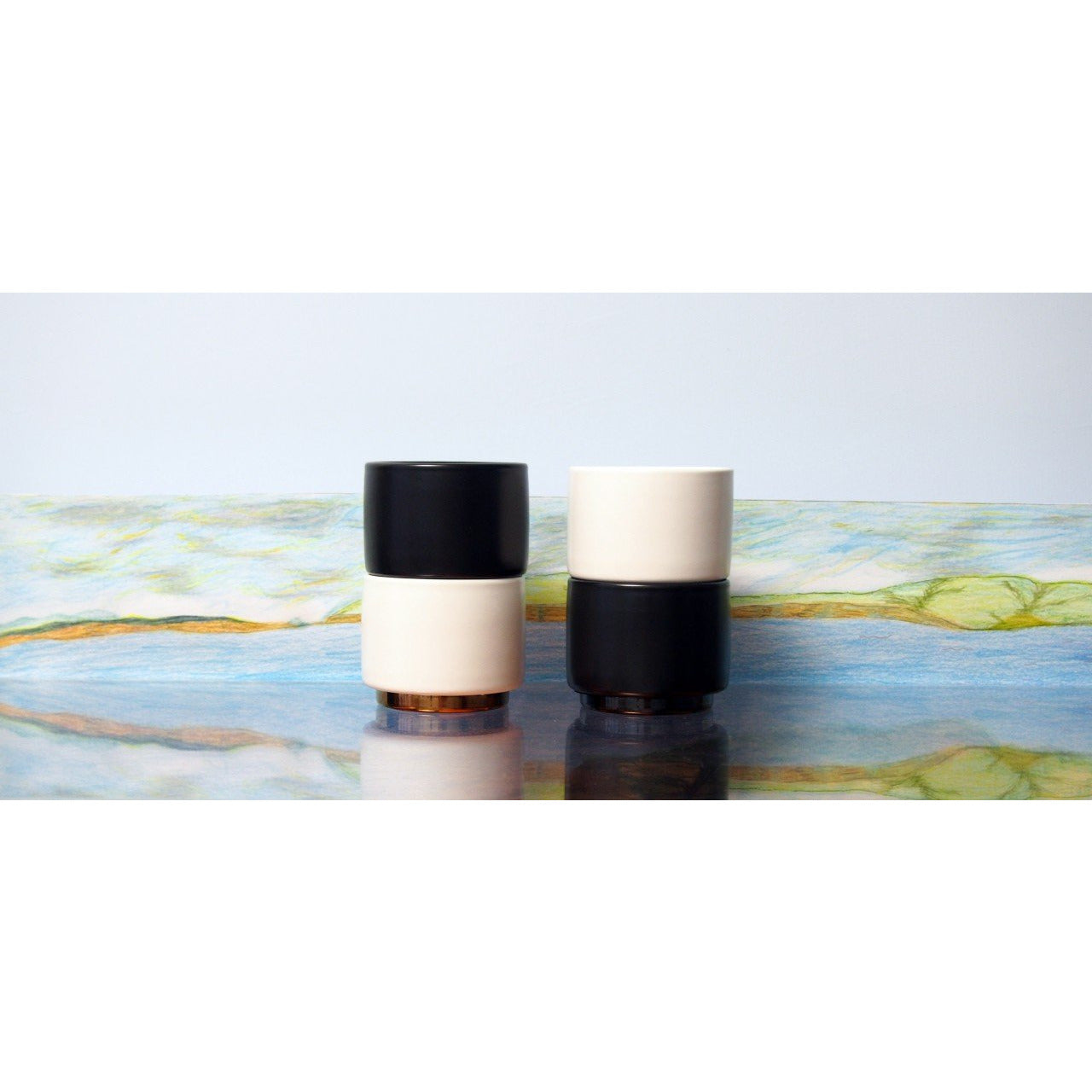 Monty Milk Art Cups - Cloud Catcher Coffee Roastery 